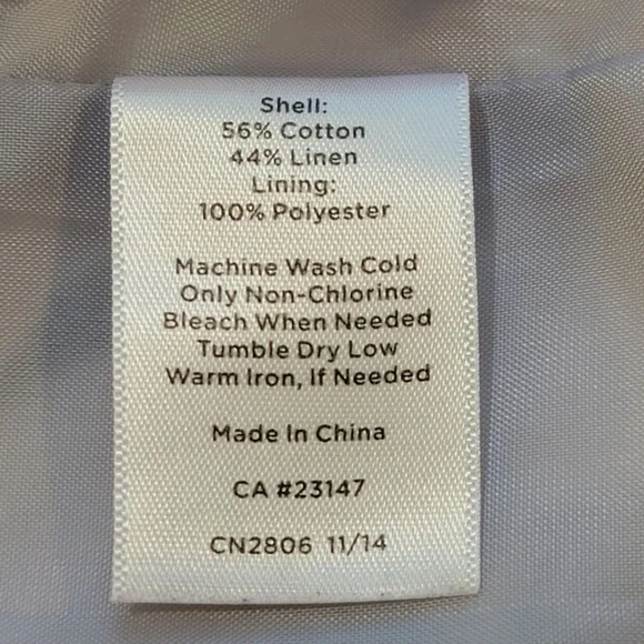 Emma & Michele 6 Vintage White & Blue Sleeveless Midi Dress SHOWSTOPPER GREAT UC - Picture 15 of 17